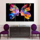 Abstract Butterfly Faces Wall Art Abstract Butterfly Faces Wall Art