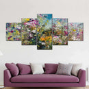 Abstract Wildflower Wall Art Abstract Wildflower Wall Art