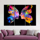 Abstract Butterfly Faces Wall Art Abstract Butterfly Faces Wall Art
