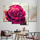 Textured Grunge Rose Wall Art Textured Grunge Rose Wall Art