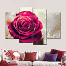 Textured Grunge Rose Wall Art Textured Grunge Rose Wall Art