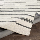 Moorebank Black Striped Wool Rug Moorebank Black Striped Wool Rug