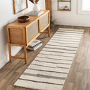 Moorebank Black Striped Wool Rug Moorebank Black Striped Wool Rug