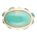 Multi Green Stones Golden Statement Ring Multi Green Stones Golden Statement Ring