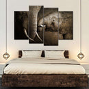 Affectionate Elephants Wall Art Affectionate Elephants Wall Art
