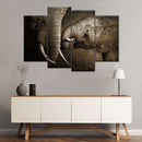 Affectionate Elephants Wall Art Affectionate Elephants Wall Art