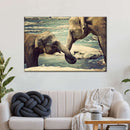 Asian Elephants Wall Art Asian Elephants Wall Art