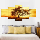 African Tree At Sunset Wall Art African Tree At Sunset Wall Art