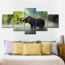 Wild Elephant Wall Art Wild Elephant Wall Art