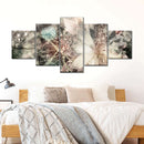 Abstract Floral Elements Wall Art Abstract Floral Elements Wall Art