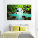 Thai Huay Mae Khamin Waterfall Wall Art Thai Huay Mae Khamin Waterfall Wall Art