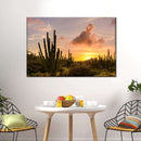 Cactus Sunset Wall Art Cactus Sunset Wall Art