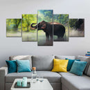 Wild Elephant Wall Art Wild Elephant Wall Art