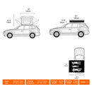 Naturnest Andromeda Khaki Soft Shell Rooftop Tent With Large Panoramic Skylight & YKK Doors (SAK72384) Naturnest Andromeda Khaki Soft Shell Rooftop Tent With Large Panoramic Skylight & YKK Doors (SAK72384)