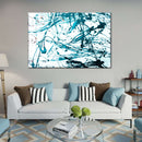 Teal Abstract Wall Art Teal Abstract Wall Art