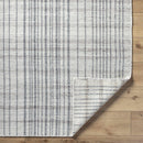 Nissa Gray Blue Checkered Wool Rug Nissa Gray Blue Checkered Wool Rug