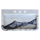 New York Marble Wall-mount Bathroom Sink Fluted Front and Edges (W)16" (L)28" (H)5" New York Marble Wall-mount Bathroom Sink Fluted Front and Edges (W)16" (L)28" (H)5"
