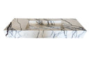 New York Marble Wall-mount Bathroom Sink Hidden Drain Polished (W)16" (L)43" (H)6" New York Marble Wall-mount Bathroom Sink Hidden Drain Polished (W)16" (L)43" (H)6"