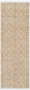 Rice Dusty Sage Fringed Jute Carpet Rice Dusty Sage Fringed Jute Carpet