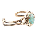 Nova Turquoise and Bronze Cuff Bracelet Nova Turquoise and Bronze Cuff Bracelet