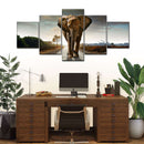 Walking Lone Elephant Wall Art Walking Lone Elephant Wall Art