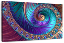 Abstract Fractal Shapes Wall Art Abstract Fractal Shapes Wall Art