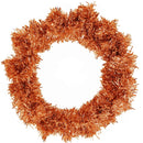 Orange Tinsel Halloween Wreaths Orange Tinsel Halloween Wreaths