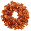 Orange Tinsel Halloween Wreaths Orange Tinsel Halloween Wreaths