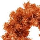 Orange Tinsel Halloween Wreaths Orange Tinsel Halloween Wreaths