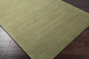 Brockton Solid Sage Green Wool Rug Brockton Solid Sage Green Wool Rug