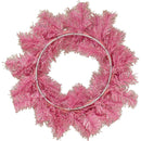 Pink and Silver Tinsel Christmas Wreaths Pink and Silver Tinsel Christmas Wreaths