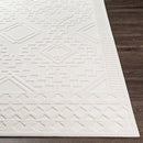 Plumtree 3D White Outdoor Rug Plumtree 3D White Outdoor Rug