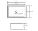 porcelain fire clay white single bowl farmhouse sink SIN POR USBWH 3020FSAF thecnic draw porcelain fire clay white single bowl farmhouse sink SIN POR USBWH 3020FSAF thecnic draw