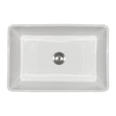 porcelain fire clay white single bowl farmhouse sink SIN POR USBWH 3020FSAF top view porcelain fire clay white single bowl farmhouse sink SIN POR USBWH 3020FSAF top view