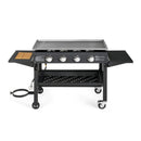Portable Outdoor 4 Burner Propane Flat Top Gas Grill W/ Wheels, 60K BTU (SAK66104) Portable Outdoor 4 Burner Propane Flat Top Gas Grill W/ Wheels, 60K BTU (SAK66104)