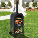 Portable Outdoor Wood Fired Pizza Oven W/ Pizza Stone & Waterproof Cover (SAK82635) Portable Outdoor Wood Fired Pizza Oven W/ Pizza Stone & Waterproof Cover (SAK82635)