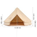 Premium 4-Season Camping Canvas Bell Yurt Tent With Stove Jack (SAK47589) Premium 4-Season Camping Canvas Bell Yurt Tent With Stove Jack (SAK47589)