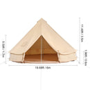 Premium 4-Season Camping Canvas Bell Yurt Tent With Stove Jack (SAK47589) Premium 4-Season Camping Canvas Bell Yurt Tent With Stove Jack (SAK47589)