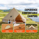 Premium 4-Season Camping Canvas Bell Yurt Tent With Stove Jack (SAK47589) Premium 4-Season Camping Canvas Bell Yurt Tent With Stove Jack (SAK47589)