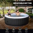 Premium Blow Up 6 Person Sauna Pool Hot Tub With 130 Jets, 7FT (SAK63510) Premium Blow Up 6 Person Sauna Pool Hot Tub With 130 Jets, 7FT (SAK63510)