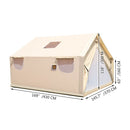 Premium Canvas Frame Fire Water Camping Wall Hunting Tent, 12x14' (SAK92461) Premium Canvas Frame Fire Water Camping Wall Hunting Tent, 12x14' (SAK92461)