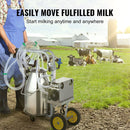 Premium Electric Cow Goat Milking Machine With Milk Bucket, 25L (95138427) Premium Electric Cow Goat Milking Machine With Milk Bucket, 25L (95138427)