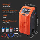 Premium Fully Automatic Dual Cylinder AC Refrigerant Recovery Machine Kit (94517360) Premium Fully Automatic Dual Cylinder AC Refrigerant Recovery Machine Kit (94517360)