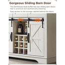 Premium Home Bar Wine Cabinet W/ Sliding Barn Door, 72" (97631842) Premium Home Bar Wine Cabinet W/ Sliding Barn Door, 72" (97631842)