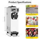 Premium Industrial Single Flavor Soft Serve Ice Cream Maker Machine, 1200W (SAK81752) Premium Industrial Single Flavor Soft Serve Ice Cream Maker Machine, 1200W (SAK81752)