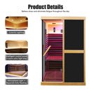 Premium Large 2-Person V-Shaped FAR Infrared Sauna Room With Double Glass Doors, 1980W (SAK96413) Premium Large 2-Person V-Shaped FAR Infrared Sauna Room With Double Glass Doors, 1980W (SAK96413)