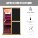 Premium Large 2-Person V-Shaped FAR Infrared Sauna Room With Double Glass Doors, 1980W (SAK96413) Premium Large 2-Person V-Shaped FAR Infrared Sauna Room With Double Glass Doors, 1980W (SAK96413)