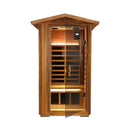 Premium 1-Person Outdoor Red Cedar Infrared Sauna With Low EMF, Chromotherapy And Bluetooth (SAK32783) Premium 1-Person Outdoor Red Cedar Infrared Sauna With Low EMF, Chromotherapy And Bluetooth (SAK32783)