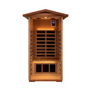 Premium 1-Person Outdoor Red Cedar Infrared Sauna With Low EMF, Chromotherapy And Bluetooth (SAK32783) Premium 1-Person Outdoor Red Cedar Infrared Sauna With Low EMF, Chromotherapy And Bluetooth (SAK32783)