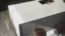 MSI Arctic White™ Premium Quartz Prefabricated Countertop - Island MSI Arctic White™ Premium Quartz Prefabricated Countertop - Island